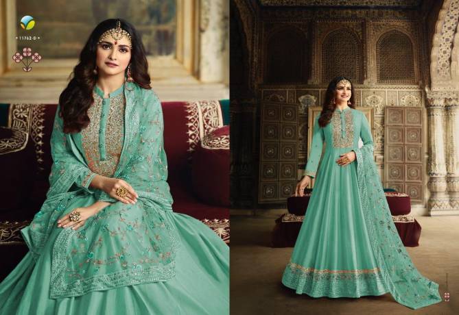 VINAY FASHION RANG MAHAL COLOUR PLUS VOL-5 Latest Heavy Designer Wedding Wear Dola Silk With Net Dupatta Embroidery Work Fancy Gown Colection